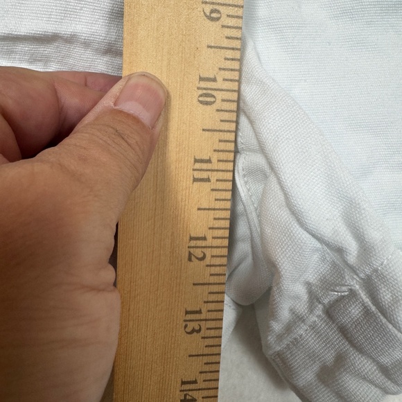 Joe Fresh Shorts Womens Size 10 White Embroidered Denim Embroidered Summer - Picture 7 of 9